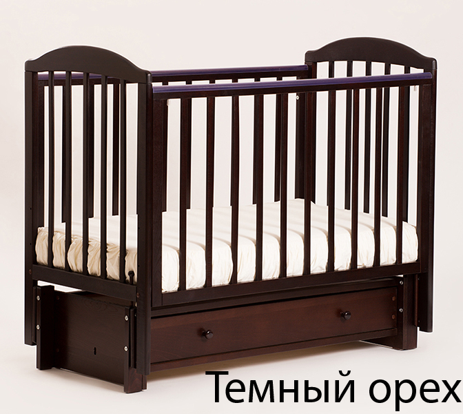 Детская кроватка Кубаньлесстрой БИ 41.3 Кубаночка-5 (продольный маятник)