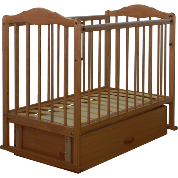 Детская кроватка СКВ 12200 Берёзка (поперечный маятник-ящик)