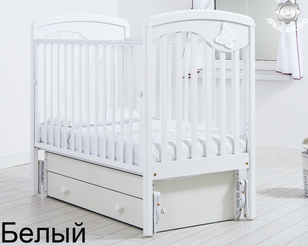 Детская кроватка Гандылян Джулия Бабочка (универсальный маятник)